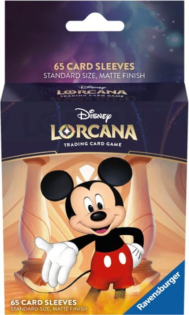 DISNEY- LORCANA CARD SLEEVES (65ct.) – Evolution Gaming Collectibles