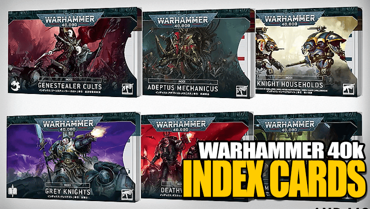 Warhammer 40K Index Cards (10 Edition) – Evolution Gaming Collectibles