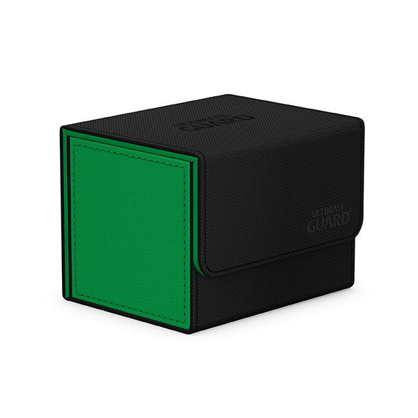 Ultimate Guard: Deck Case: Sidewinder 100+ Standard Size Synergy- Black/Green