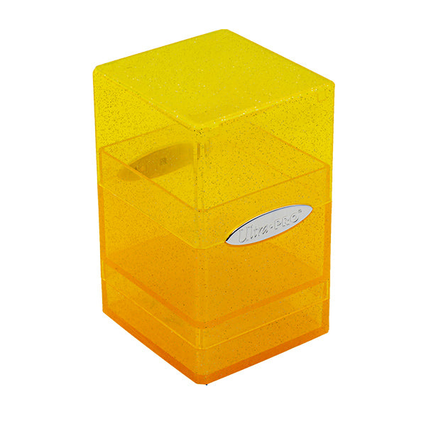 Deckbox: Satin Tower 100+ Glitter- Yellow