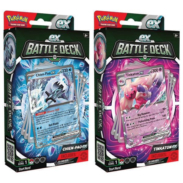 Pokemon TCG: Ex Battle Deck (2 TYPES) (Chien-Pao ex or Tinkaton ex)