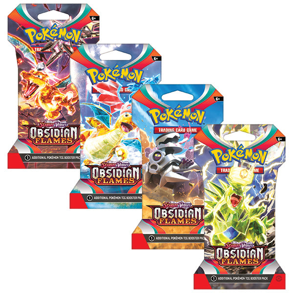 Pokemon TCG: Scarlet & Violet 03 Obsidian Flames- Sleeved Booster Packs