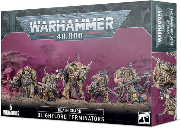Warhammer 40,000: Death Guard- BLIGHTLORD TERMINATORS
