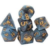 Kitty Clacks Polyhedral Dice Sets