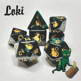 Kitty Clacks Polyhedral Dice Sets