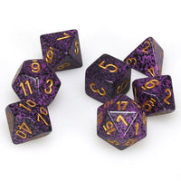 Chessex: 7-Set Ployhedral Dice Set (Speckled)