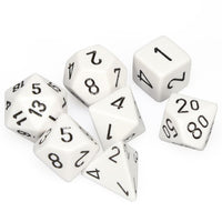 CHESSEX: 7-set Polyhedral Dice Set (OPAQUE)