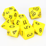 CHESSEX: 7-set Polyhedral Dice Set (OPAQUE)