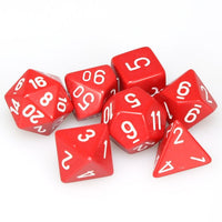 CHESSEX: 7-set Polyhedral Dice Set (OPAQUE)