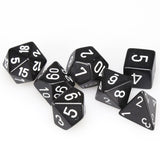 CHESSEX: 7-set Polyhedral Dice Set (OPAQUE)