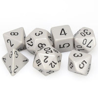 CHESSEX: 7-set Polyhedral Dice Set (OPAQUE)
