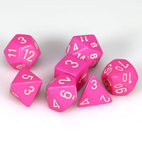 CHESSEX: 7-set Polyhedral Dice Set (OPAQUE)