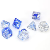 CHESSEX: 7-SetCube Polyhedral Dice Set - NEBULA