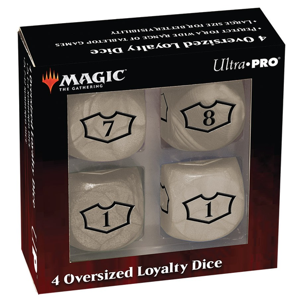 Dice: MtG: Loyalty Set Deluxe Plains (4)