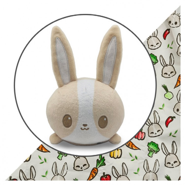 Plushie Tote: LT BR Bunny/Veggies