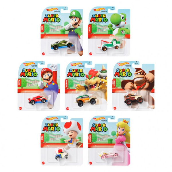 Hot Wheels: Mario Bros Car Assort.