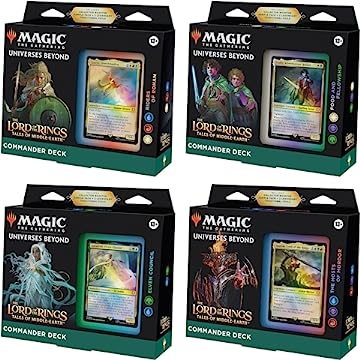 MTG Lord of the Rings Commander decks Assort.