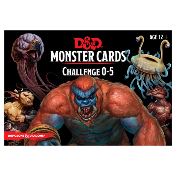 D&D 5E: Cards: Monster Cards: Challenge 0-5