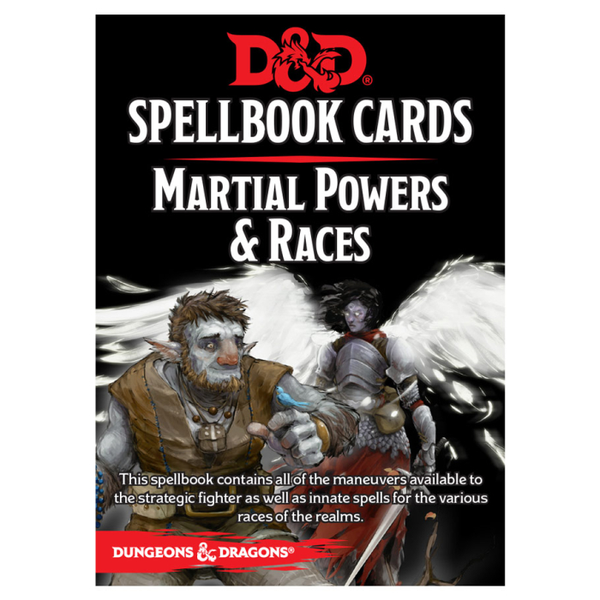 D&D 5E: Cards: Spellbook Cards: Martial Powers and Race Deck