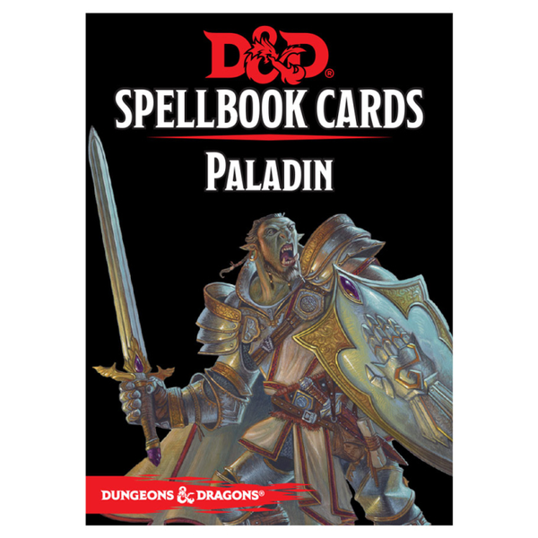 D&D 5E: Cards: Spellbook Cards: Paladin Deck