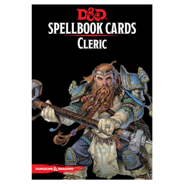D&D 5E: Cards: Spellbook Cards: Cleric Deck