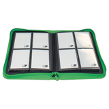 Binder: 4-Pocket: PRO: Zippered: Vivid: Green