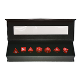 7-Die Set Heavy Metal: Dungeons & Dragons- Red/White