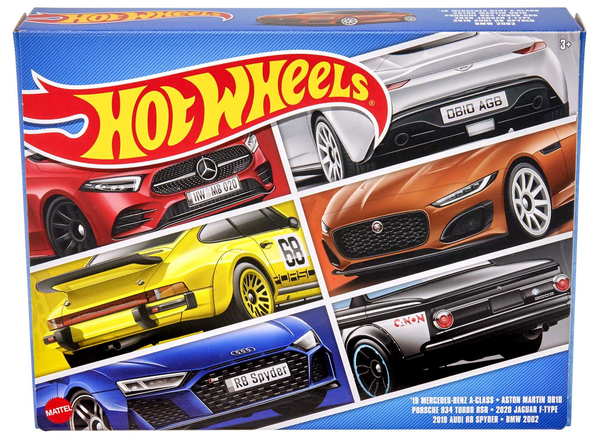 Hot Wheels 2023 - Euro 6 Pack Box Set
