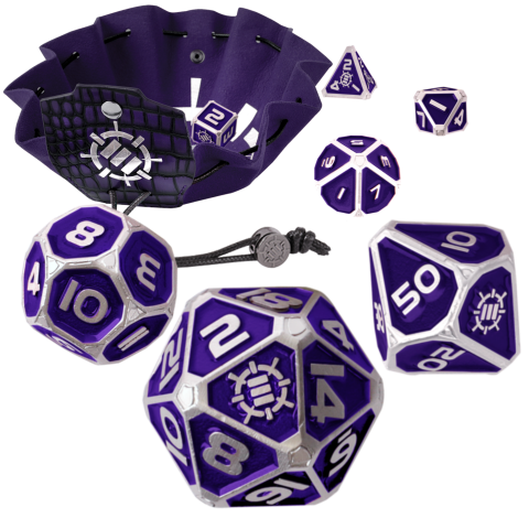 7-set Enhance-Enamel Dice w/ Pouch