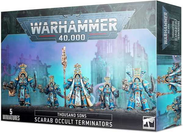 Warhammer 40,000- Thousand Sons: SCARABOCCULT TERMINATORS