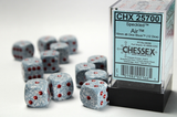 CHESSEX: d6 Cube 16mm SPECKLED Dice (12ct.)