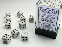 CHESSEX: d6 Cube 12mm SPECKLED(36ct.)