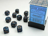 CHESSEX: d6 cube 12mm OPAQUE (36ct.)