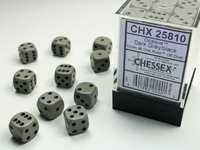 CHESSEX: d6 cube 12mm OPAQUE (36ct.)