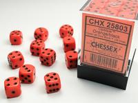 CHESSEX: d6 cube 12mm OPAQUE (36ct.)