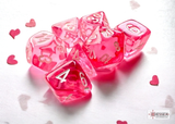 CHESSEX: 7-Set Mini Dice TRANSLUCENT