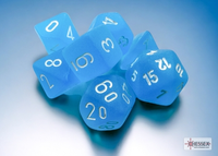 CHESSEX: 7-Set Mini Dice FROSTED