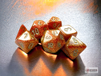 CHESSEX: 7-Set Mini Dice GLITTER