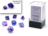 CHESSEX: 7-Set Mini Dice NEBULA