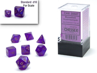 CHESSEX: 7-Set Mini Dice BOREALIS