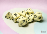 CHESSEX: 7-Set Cube Dice OPAQUE