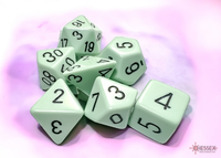 CHESSEX: 7-Set Cube Dice OPAQUE