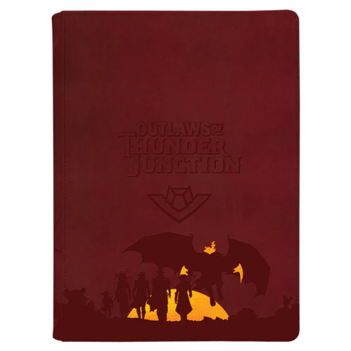 Outlaws of Thunder Junction Set Symbol and Gang Silhouette 9-Pocket Premium Zippered PRO-Binder for Magic: The Gathering