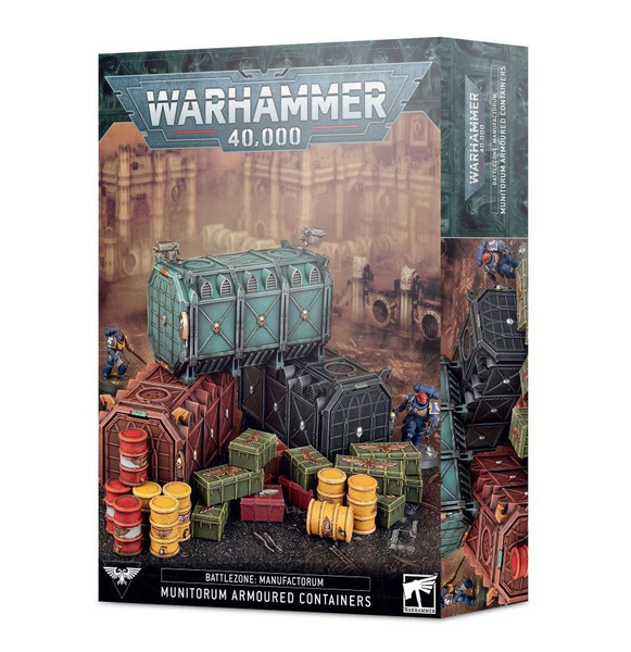 Warhammer 40,000: Battlezone: Manufactorum- MUNITORUM ARMOURED CONTAINERS