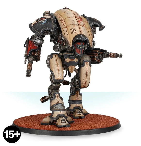Warhammer: Mechanicum Knight Moirax with Lightning Locks