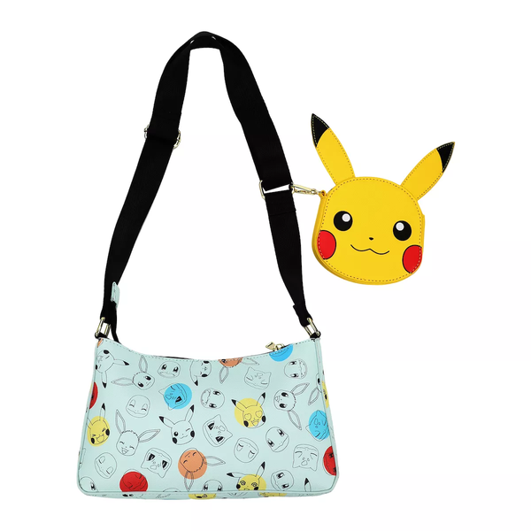 Pokemon Faces crossbody bag & Coin Purse