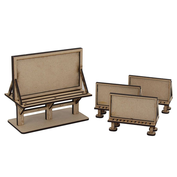 Gaslands: Wood Frame Billboard Set