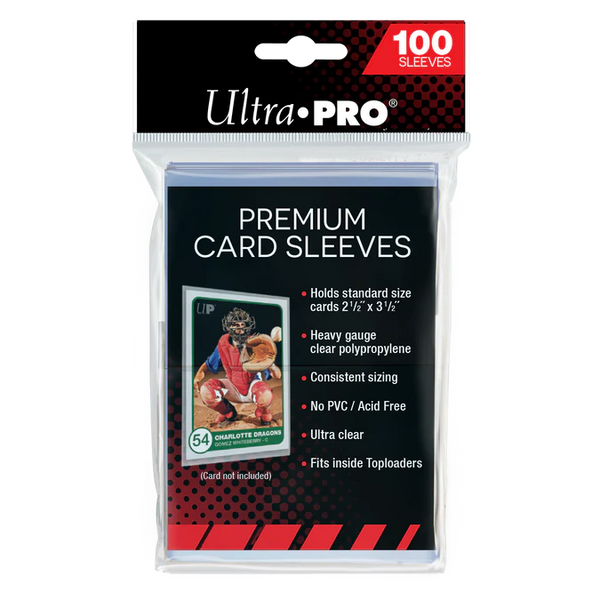 2.5" x 3.5" Premium Card Sleeves (100ct)