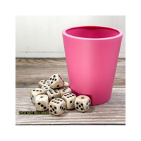 Flexible Dice Cup Pink