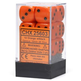 CHESSEX: d6 Cube 16mm OPAQUE (12ct.)